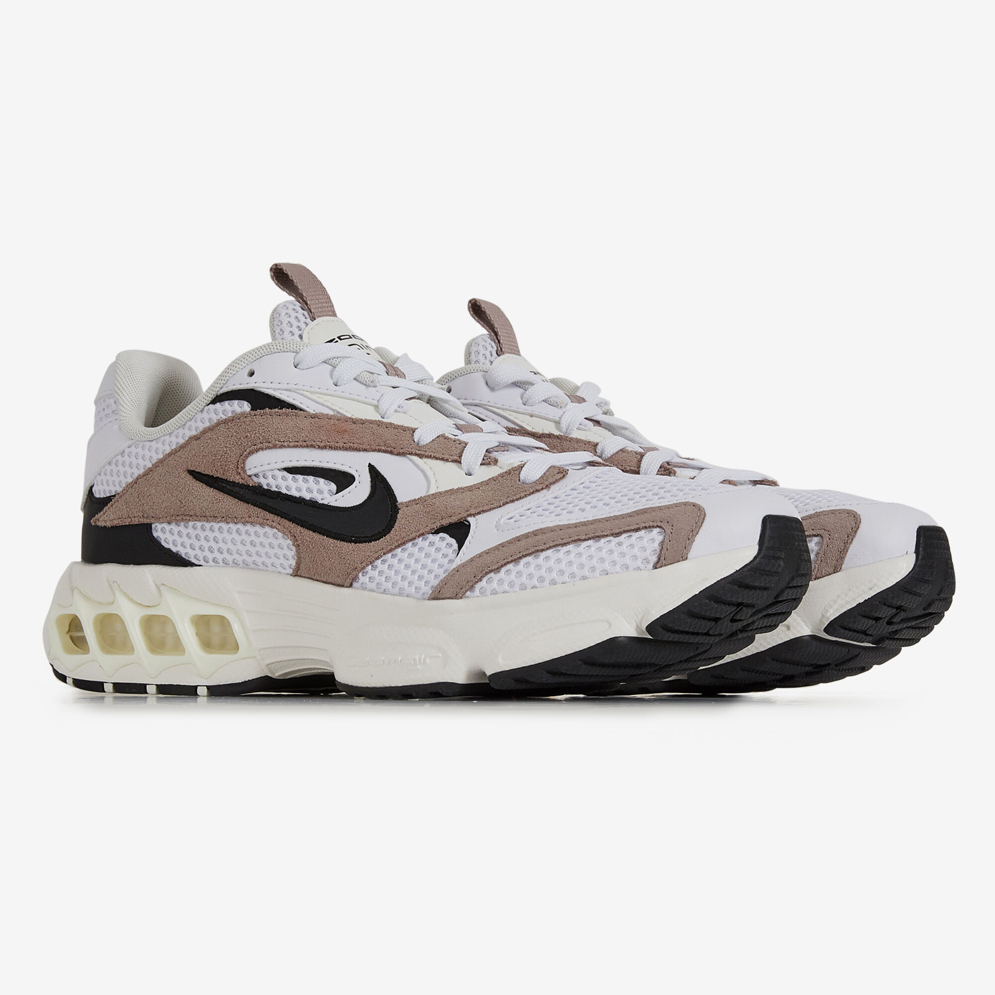 NIKE ZOOM AIR FIRE BLANC MARRON SNEAKERS HOMME Courir.be