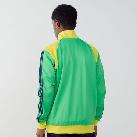ADIDAS ORIGINALS JACKET FZ TRACKTOP ADICOLOR GROEN/GEEL HEREN