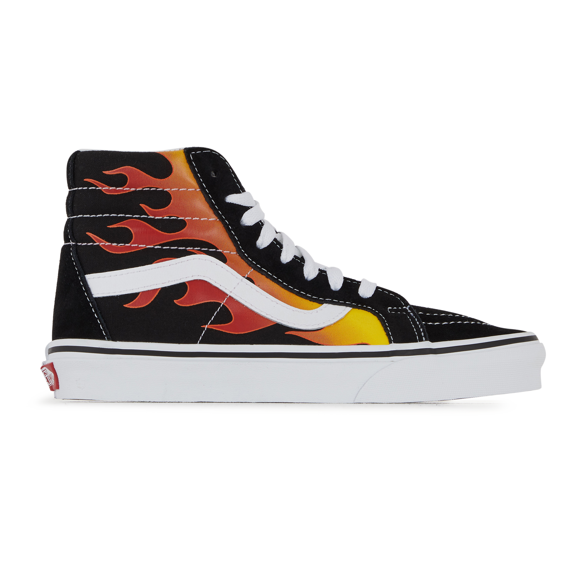Vans flammes femme