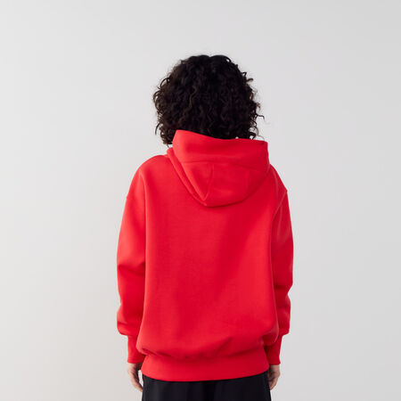 NIKE HOODIE PHOENIX LONG OVERSIZED ROUGE FEMME