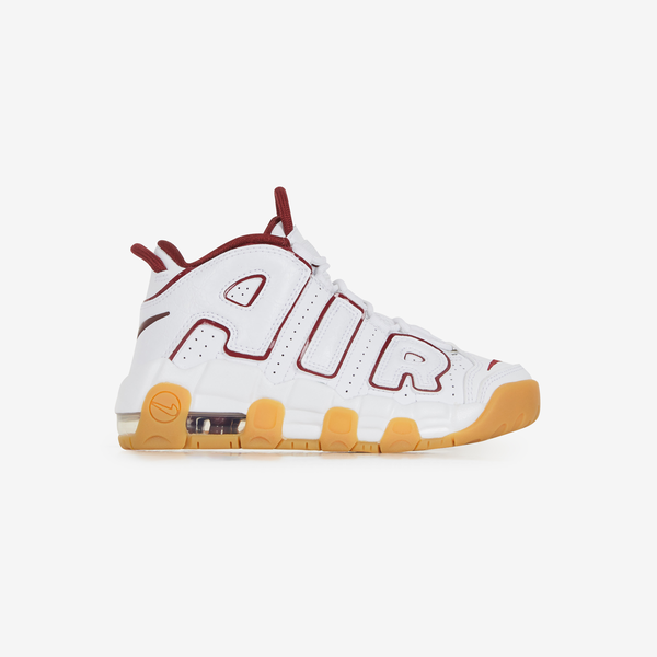NIKE AIR MORE UPTEMPO BLANC ROUGE SNEAKERS ENFANT Courir.be