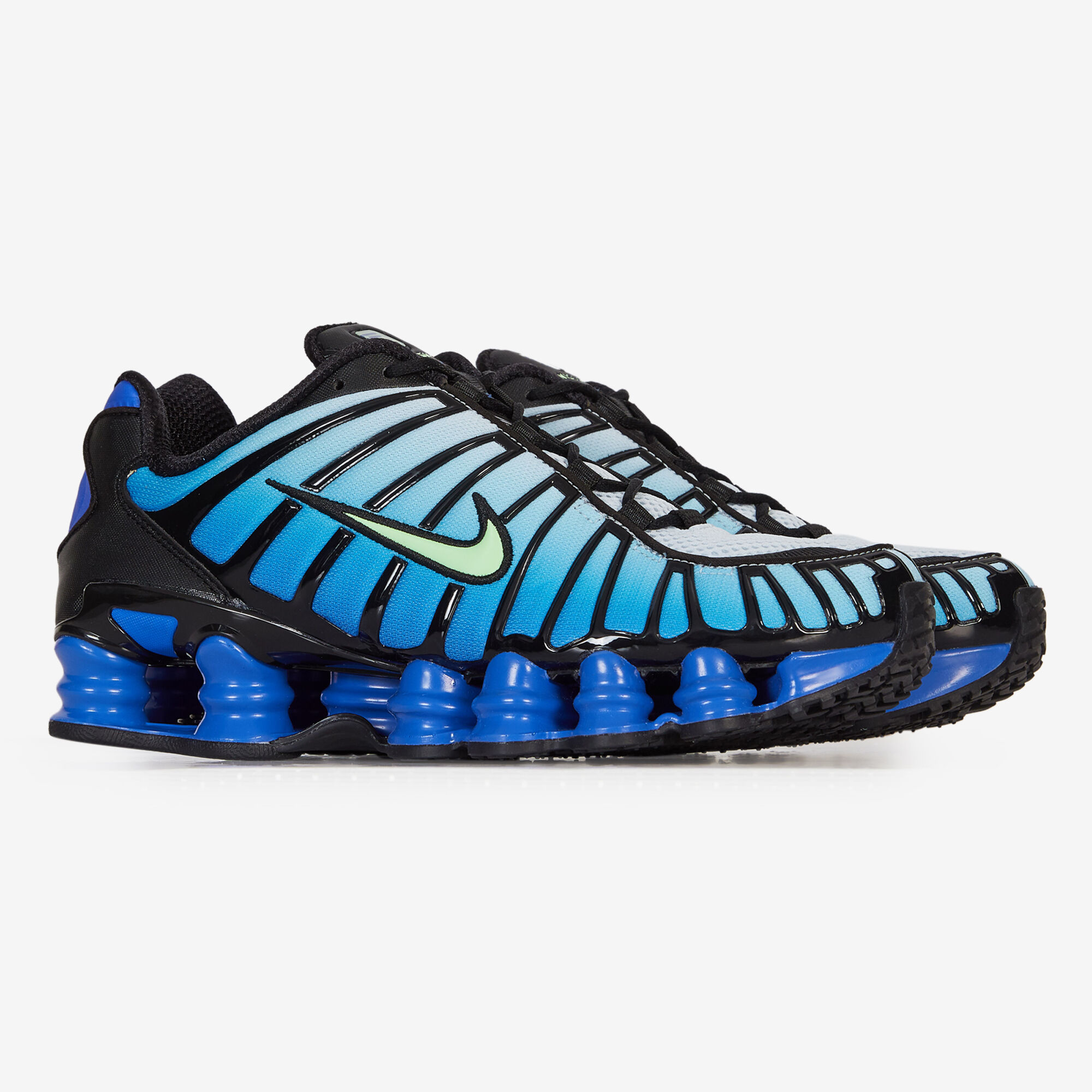 Nike shox bleu shop