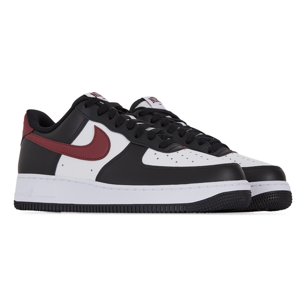 NIKE AIR FORCE 1 LOW BLANC BORDEAUX SNEAKERS HOMME Courir.be