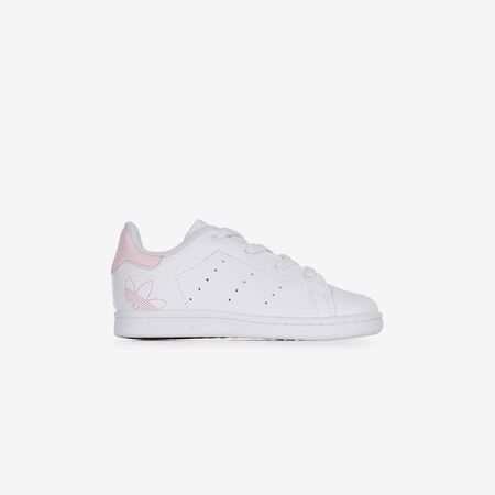 ADIDAS ORIGINALS stan smith STAN SMITH TREFOIL BLANC/ROSE BÉBÉ