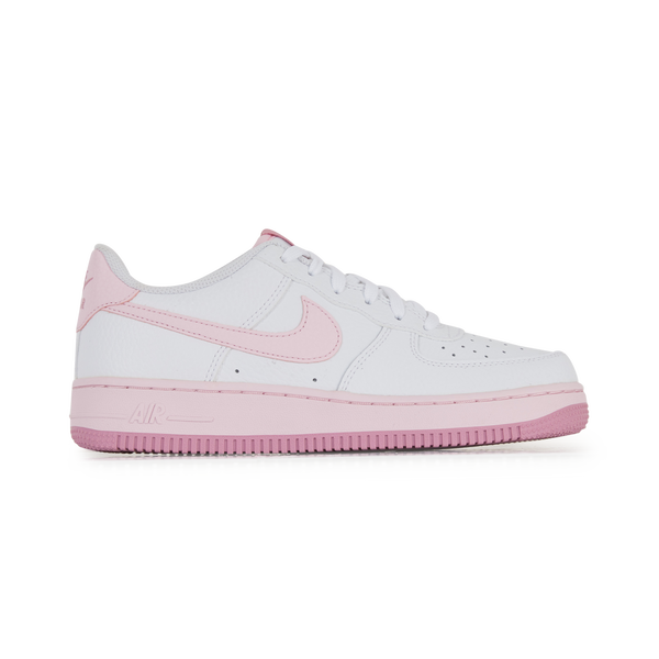 NIKE AIR FORCE LOW WIT/ROZE SNEAKERS KINDEREN |