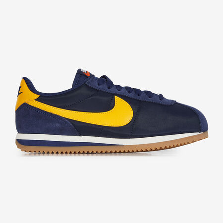 NIKE cortez CORTEZ NYLON MARINE/JAUNE FEMME
