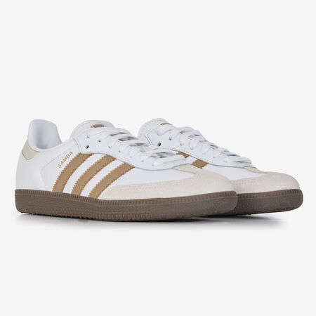 ADIDAS ORIGINALS samba SAMBA OG BLANC/MARRON DAMES