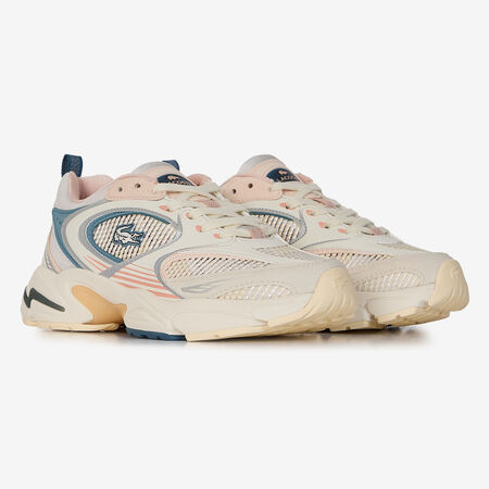 LACOSTE STORM 96 2K BEIGE/ROSE FEMME