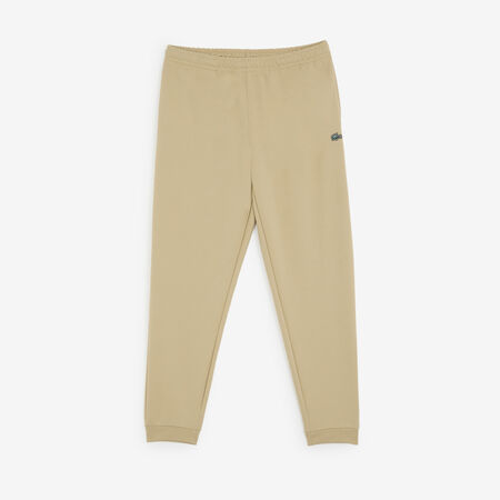 LACOSTE PANT JOGGER CLASSIC LOGO SL BEIGE/VERT HEREN