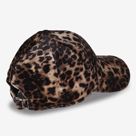 NEW ERA 9FORTY WOMEN NY LEO VELOUR MARRON/BEIGE DAMES