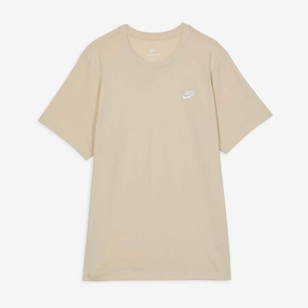 NIKE TEE SHIRT CLUB BEIGE/BLANC HOMME