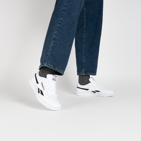 REEBOK CLUB C REVENGE BLANC NOIR SNEAKERS HOMME Courir.be