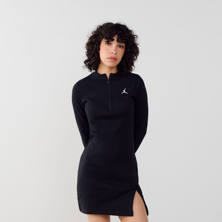 JORDAN DRESS KNIT NOIR/BLANC FEMME