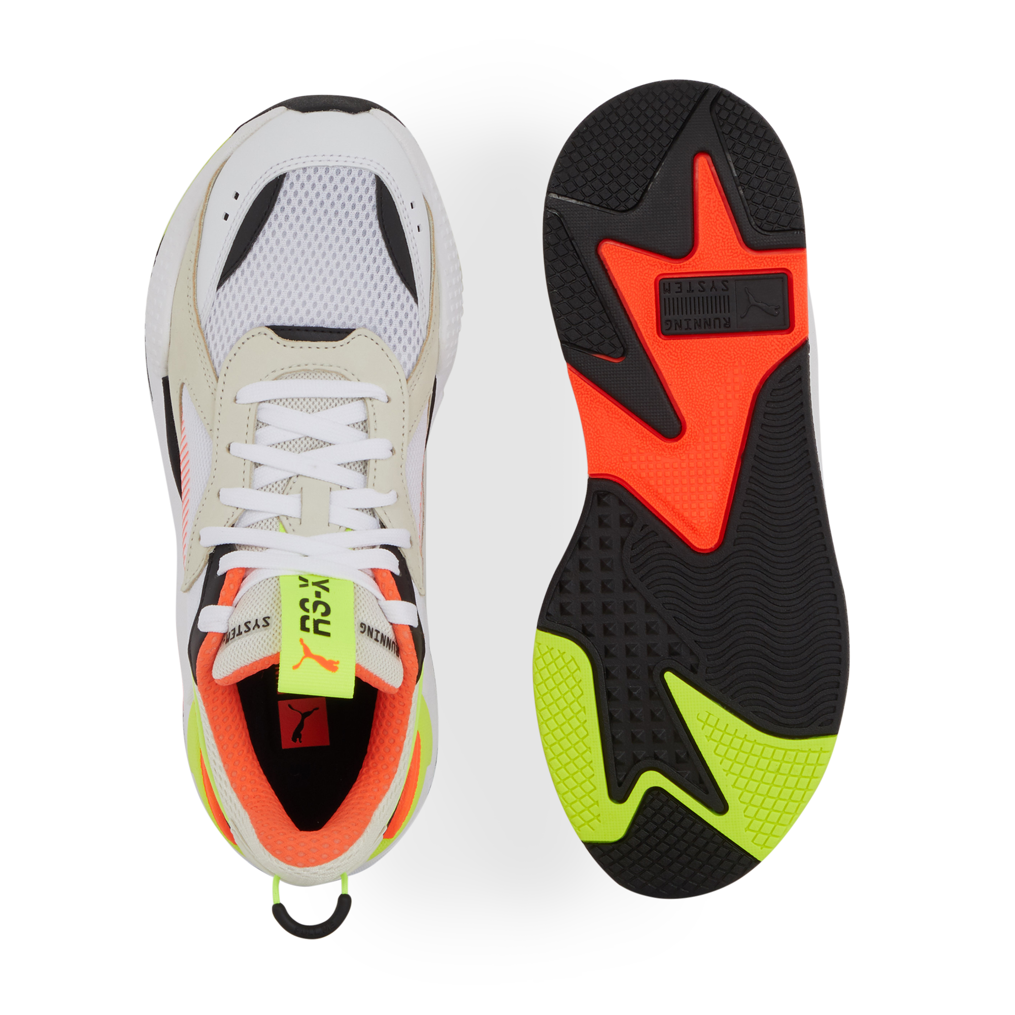 puma rs x blanche orange