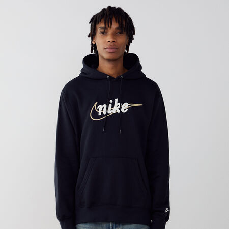 NIKE HOODIE CLUB CTB NOIR/ECRU HOMME