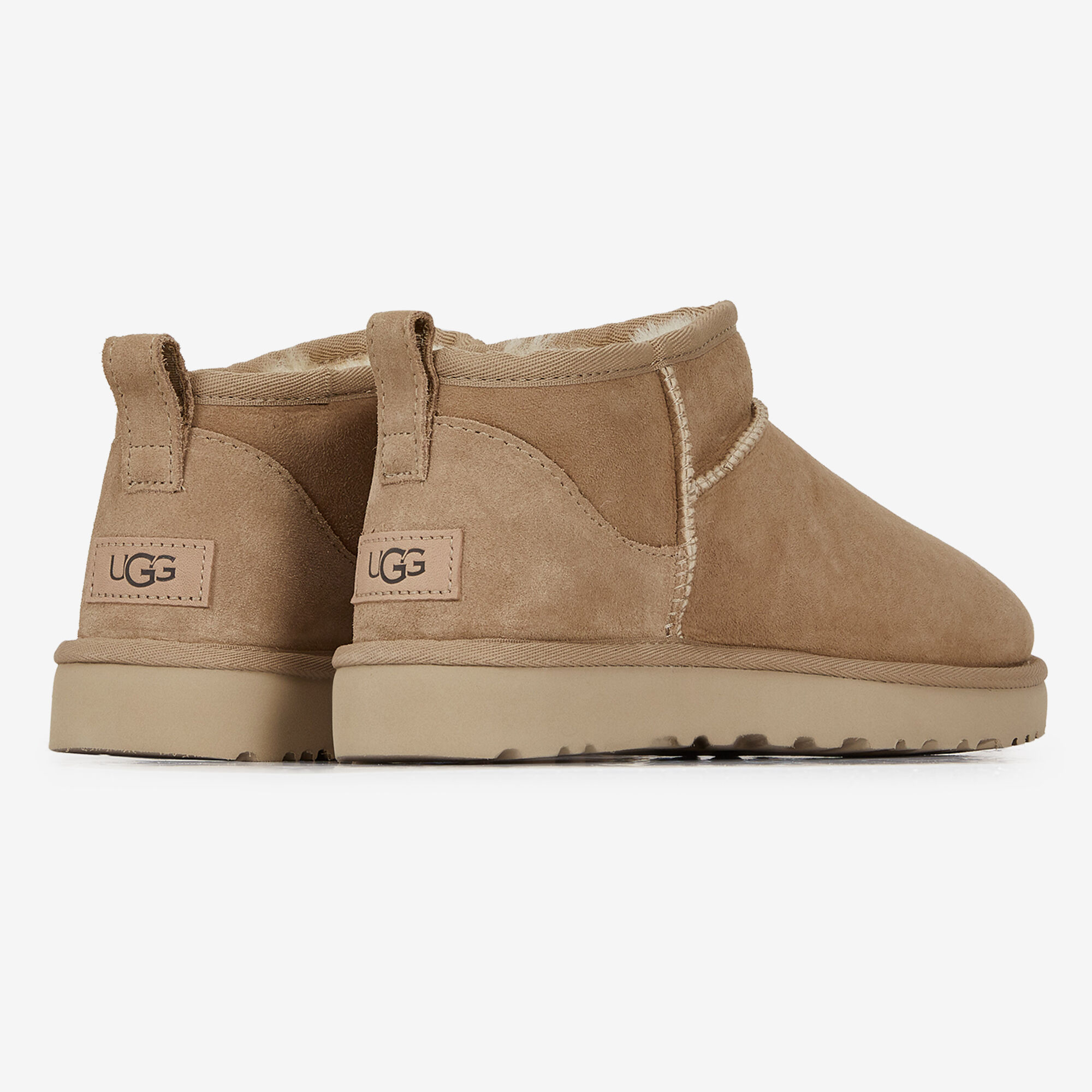 UGG CLASSIC ULTRA MINI BEIGE BEIGE SNEAKERS FEMME Courir.be