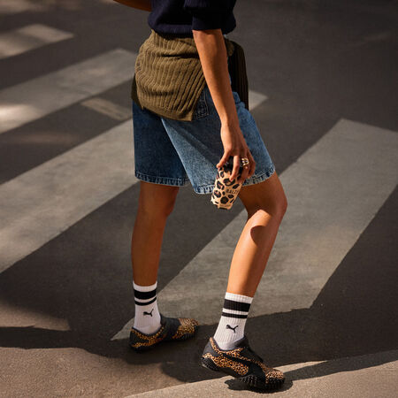 PUMA MOSTRO x BALZAC LEOPARD MARRON/NOIR SNEAKERS FEMME