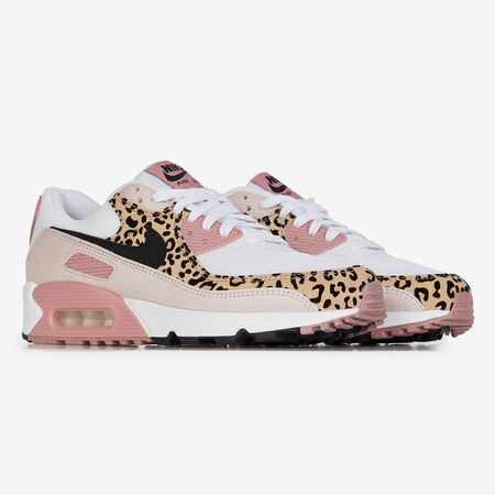 NIKE air max AIR MAX 90 CHEETAH BLANC/ROSE FEMME