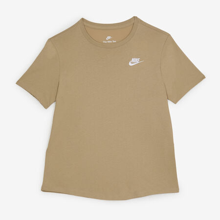 NIKE TEE SHIRT CLUB BEIGE/BLANC FEMME