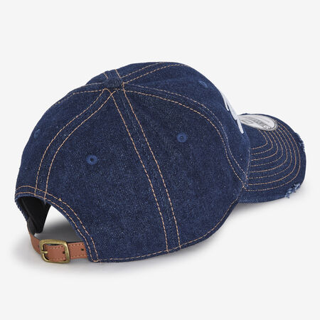 NEW ERA 9TWENTY NY DENIM DISTRESS BLEU HOMME