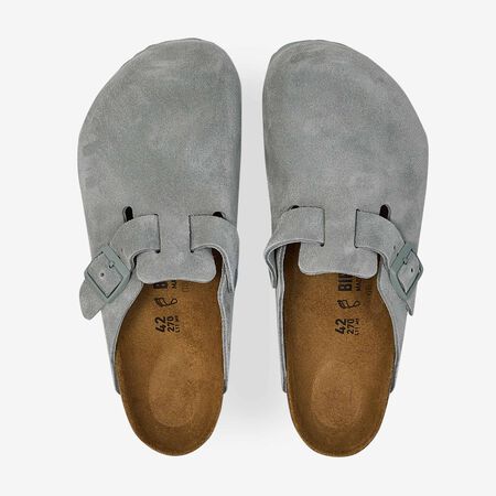 BIRKENSTOCK boston BOSTON SUEDE PURE SAGE GROEN HEREN