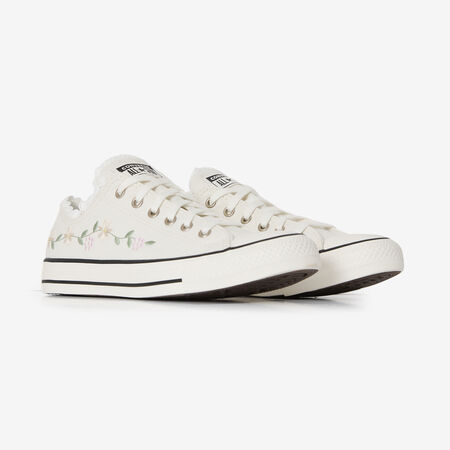 CONVERSE chuck taylor all star CHUCK TAYLOR ALL STAR OX FLOWERS BLANC/MULTICOLORE JUNIOR