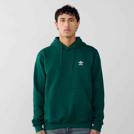 ADIDAS ORIGINALS HOODIE ESSENTIAL TREFOIL VERT HOMME