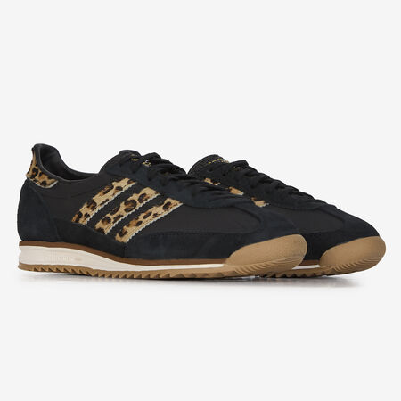 ADIDAS ORIGINALS sl 72 SL72 LEOPARD NOIR MARRON DAMES