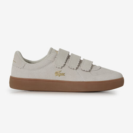 LACOSTE BASESHOT PRO VELCRO BEIGE DAMES