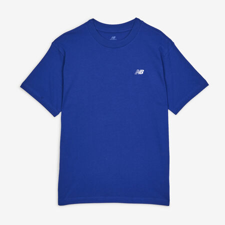 NEW BALANCE TEE SHIRT SMALL LOGO ESSENTIALS BLEU/BLANC HEREN