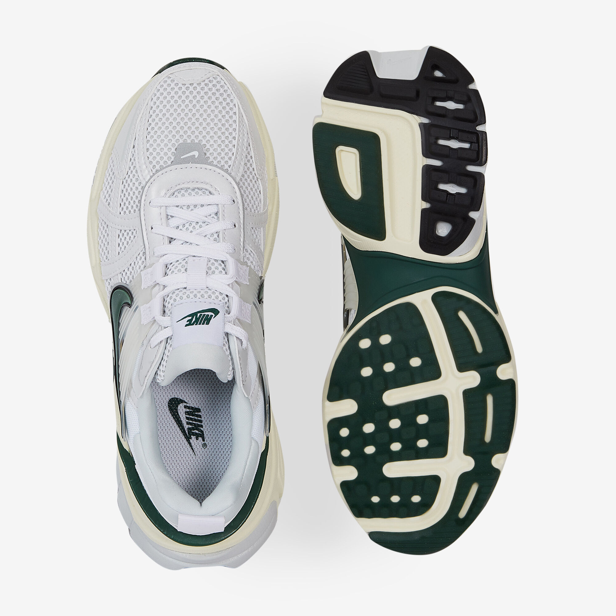 NIKE V2K RUN BLANC VERT BLANC VERT SNEAKERS FEMME Courir.be