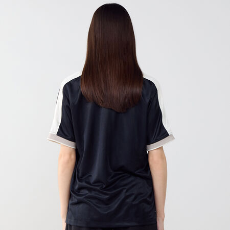 NIKE JERSEY VNECK NOIR/GRIS DAMES