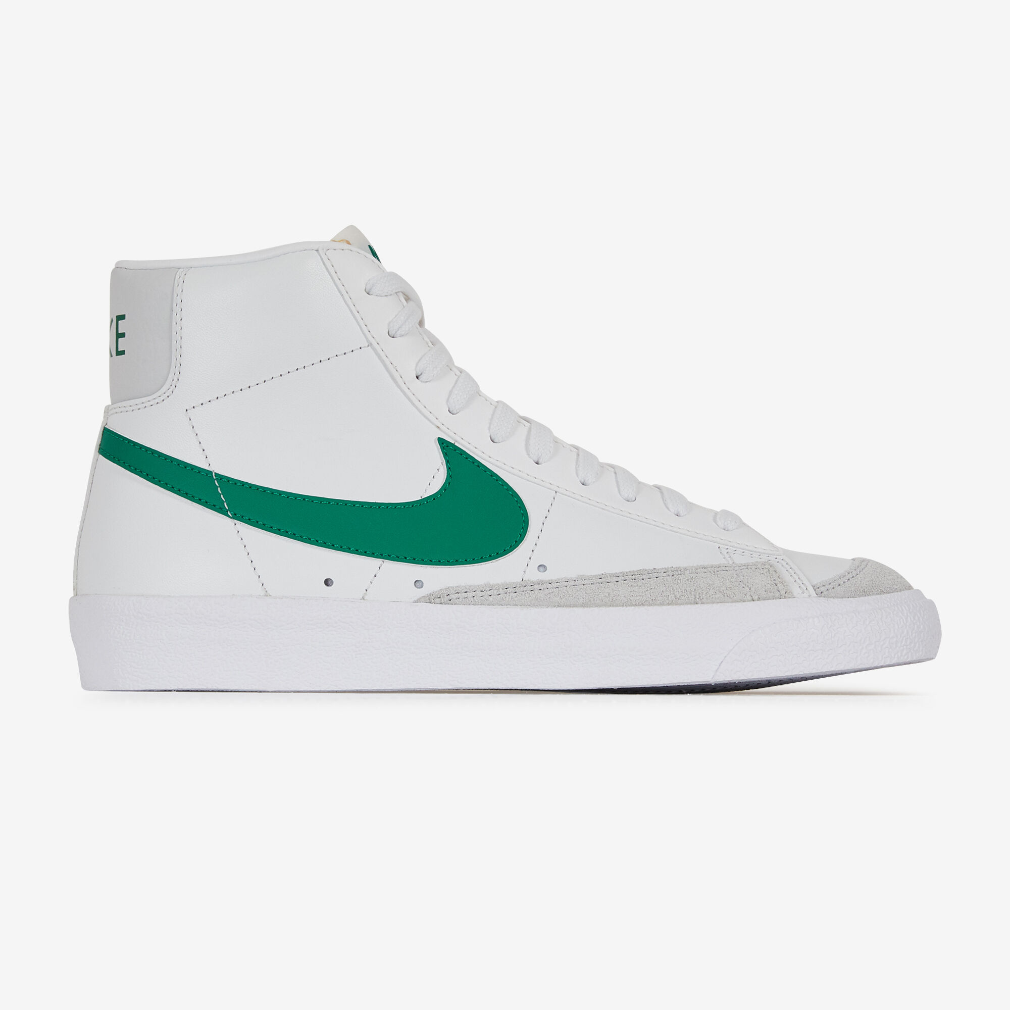 NIKE BLAZER MID 77 BLANC VERT SNEAKERS HOMME Courir.be