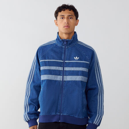 ADIDAS ORIGINALS JACKET FZ THE FIRST BLEU/BLANC HEREN