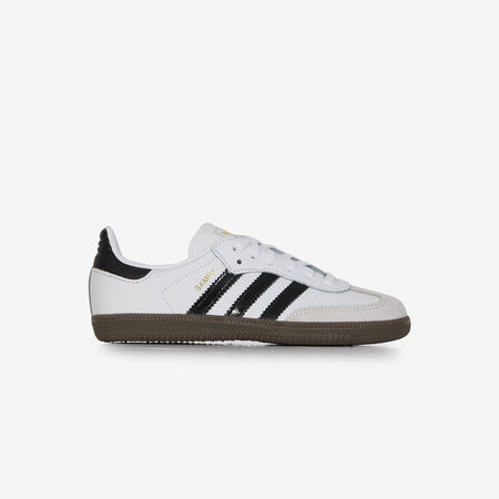 ADIDAS ORIGINALS samba SAMBA OG PATENT BLANC/NOIR CADET