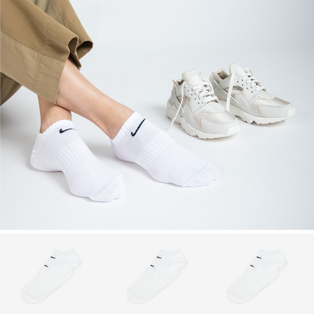 NIKE CHAUSSETTES X3 INVISIBLE BLANC MIXTE