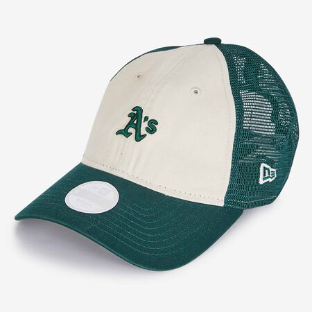 NEW ERA 9WENTY TRUCKER WOMEN OA CB BEIGE/VERT FEMME