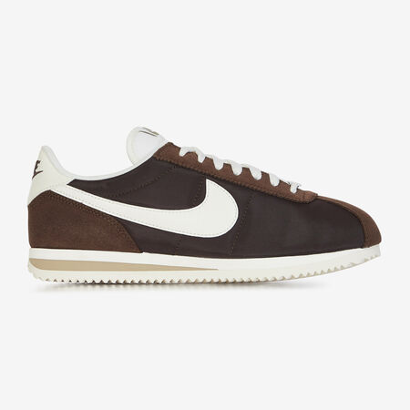 NIKE cortez CORTEZ NYLON MARRON/BLANC FEMME