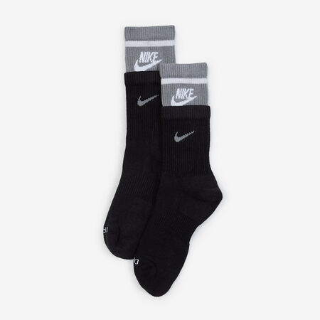 NIKE CHAUSSETTES CREW FUTURA BICOLORE NOIR/GRIS HOMME