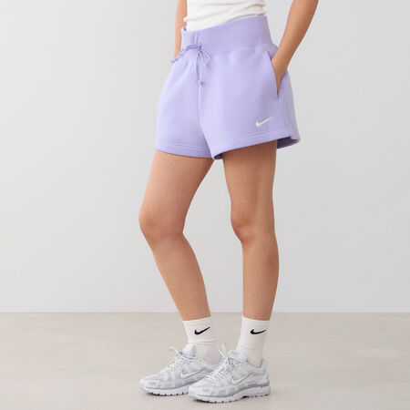 NIKE SHORT PHOENIX ESSENTIAL VIOLET/BLANC FEMME