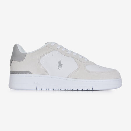 POLO RALPH LAUREN MASTERS COURT SUEDE BLANC HEREN