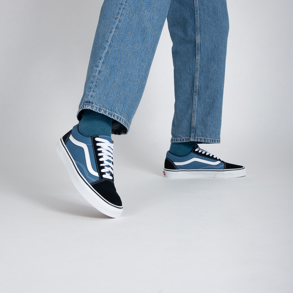 VANS OLD SKOOL BLEU BLANC SNEAKERS HOMME Courir.be