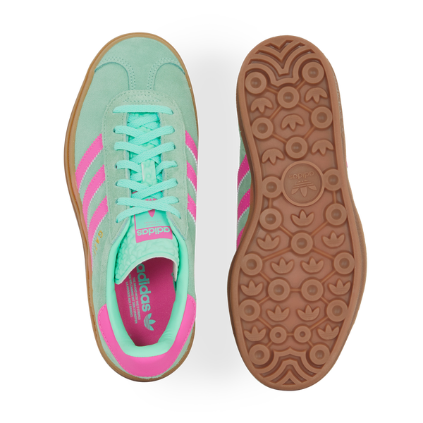 ADIDAS ORIGINALS GAZELLE BOLD VERT ROSE SNEAKERS FEMME Courir.be
