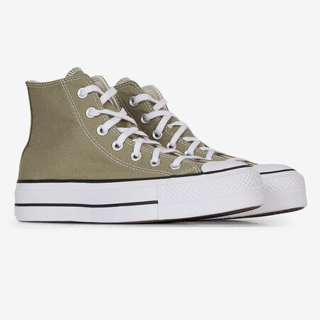 CONVERSE chuck taylor all star CHUCK TAYLOR ALL STAR LIFT KAKI FEMME