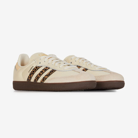 ADIDAS ORIGINALS samba SAMBA OG LEOPARD BEIGE/BRUIN JUNIOR