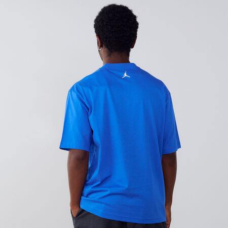 JORDAN T-SHIRT JUMPMAN BLEU/BLANC HEREN