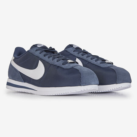 NIKE CORTEZ NYLON MARINE/BLANC HEREN