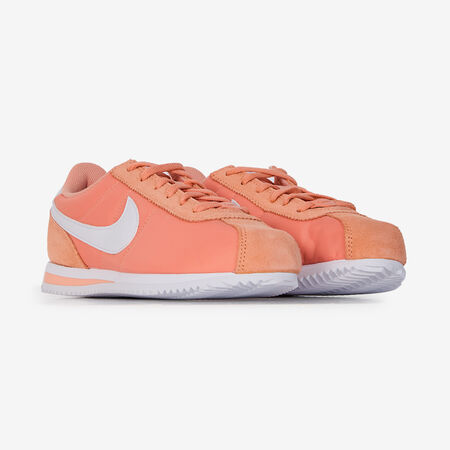 NIKE CORTEZ NYLON ORANGE/BLANC JUNIOR