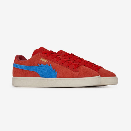 PUMA suede SUEDE x ONE PIECE ROUGE/BLEU JUNIOR