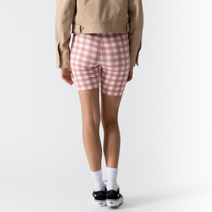 SHORT CYCLISTE MIXED UP GINGHAM